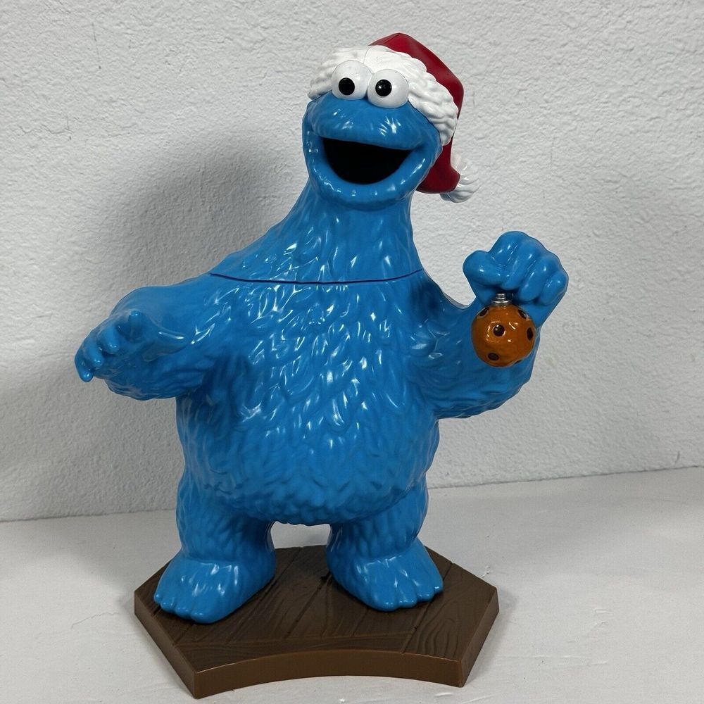 Cookie Monster Rare 2023 Holiday Bush Gardens Christmas 20oz Drink Cup New